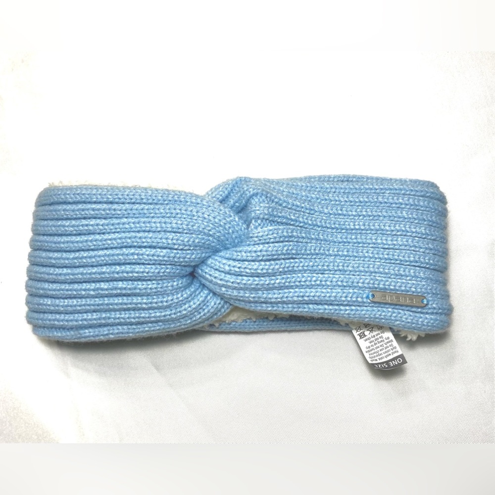 Headband light blue with a front wrap
